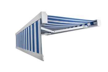 Kastenmarkise K450 mit Vario Volant halb ausgefahren 204b65c3c7