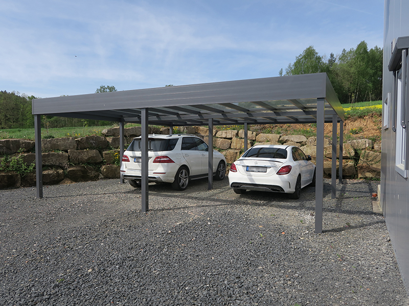 Systemdach Carport 04